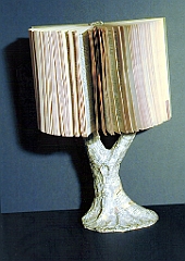 2003 - Buchbaum 02-03 - Buch Holz Papier Mache